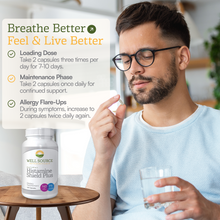 Load image into Gallery viewer, Histamine Shield Plus 120CT  All Natural Antihistamine Supplement, D-Hist® Affordable Alternative
